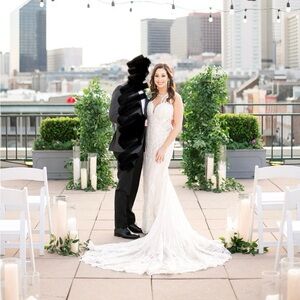 Martina Liana White Lace Wedding Dress